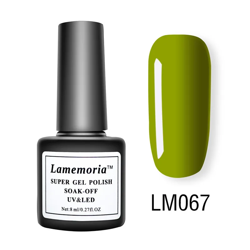 1 бутылка чистый цвет УФ-гель для ногтей светодиодный светильник Гель-лак чистый цвет s Полупостоянный Гель-лак праймер для ногтей основа верхнее покрытие - Цвет: LM067