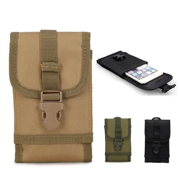 

airsoft ar15 accessories tactical 600D oxford nylon hunting bag molle pouch 5.5 inch mobile phone pack тактическая сумка охота