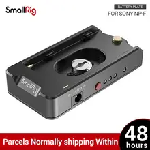 SmallRig DSLR Camera Clamp NP-F Battery Adapter Plate for Sony NP-F Type Batteries EB2504