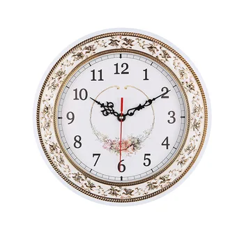 

Bedroom Silent Luxury Wall Clock Modern Retro American Living Room Creative Watch Clocks Wall Home Decor Duvar Saati Gift FZ861