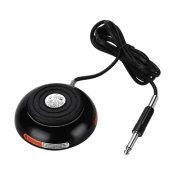 

Round Stainless Steel Foot Pedal Switch for Tattoo Machine Tattoo Power Supply Silica Gel Tread Wire Wear-Resistant