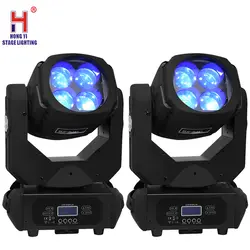 (2 шт./лот) Супер луча 4X25 Вт Moving Head луч света для бара эффект светодиодное освещение сцены