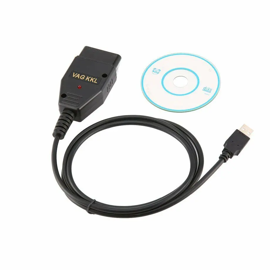 

Diagnostic Tool USB Cable KKL VAG-COM 409.1 OBD2 Windows 7/8/Vista/XP Diagnostic Scanner Auto Car Accessary Universial