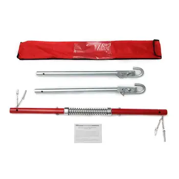 

Hot New 2Ton Car Van Recovery Towing Bar Tow Pole Stainless Steel Accessories Kit Damper Spring 2000Kg Heavy Duty Tow Poles Set