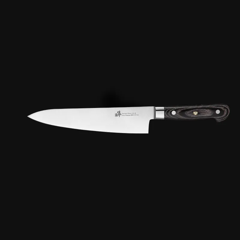 12 inch Wood sheath Японский нож шеф-повара Gyuto, западные сашими ножи для суши, фруктовый нож, мульти-функ, Германия, импорт, 1,4116 сталь - Цвет: 12 inch Wood sheath
