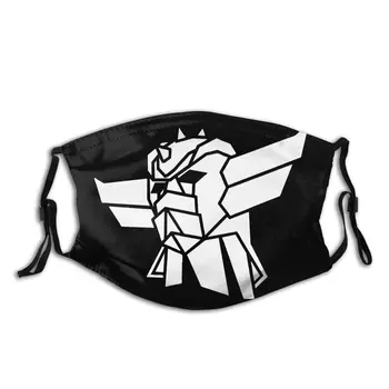 

Goldorak UFO Robot Grendizer Unisex Reusable Face Mask Anti Bacterial Dustproof Cover Respirator Muffle Mask with Filters