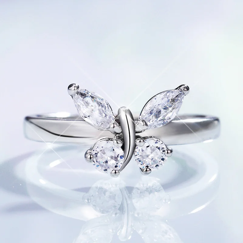 Waliicorners Butterfly Women Finger Rings Dazzling Crystal Zirconia Fine Anniversary Gift 8 H0055da96e6da40ffb532dabe38c1bf95a