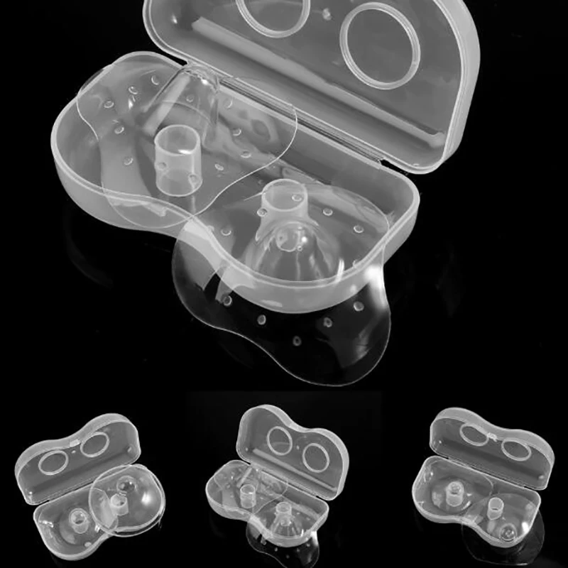 Silicone Nipple Protectors Feeding Mothers Nipple Shields Protection Cover Breastfeeding Mother Milk Silicone