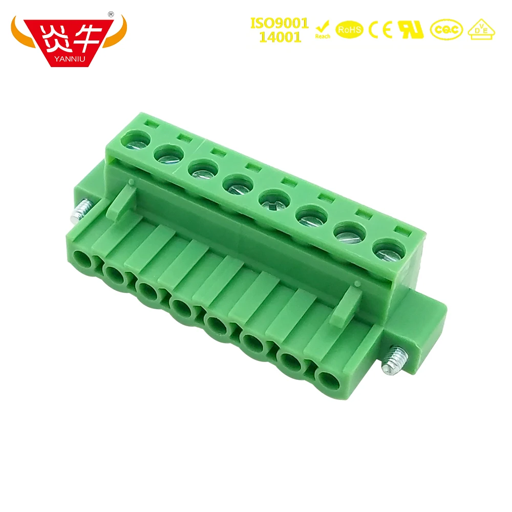 Kf2edgkm 5 0 2p 12p Pcb Connector Plug In Terminal Block 2edgkm 5 0mm 2pin 12pin Mstb 2 5 Stf 1786831 Phoenix Contact Degson Terminal Blocks Aliexpress