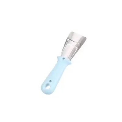 Kitchen Clean Gadget Portable Useful Fridge Accessories 1PC Defrosting Shovel Stainless Steel Freezer Ice Scraper Deicing Tool blue