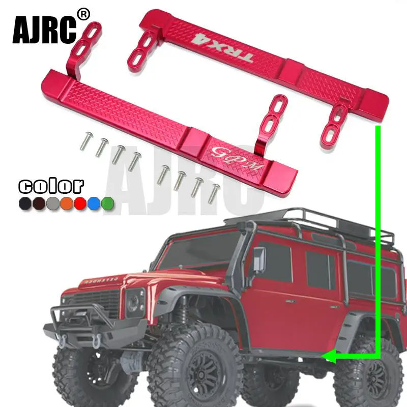 Алюминиевая боковая металлическая педаль для TRAXXAS Trx 4 Defender Bronco TRX4 1/10 обновленные