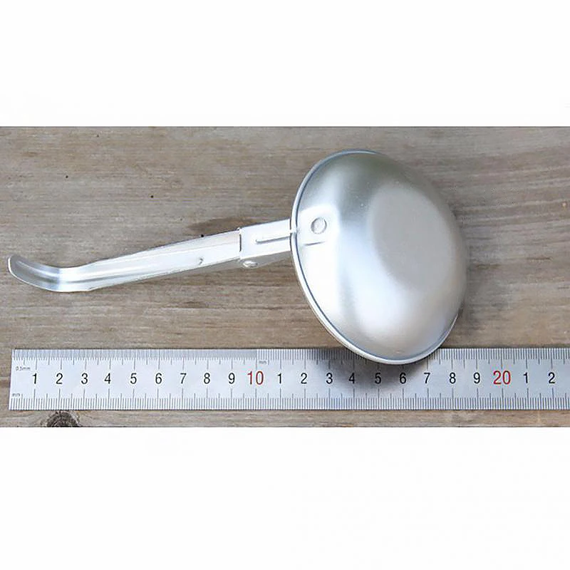 Folding Spoon Portable Environmental Spoon Camping Tableware Wear-Resistant Spoon Outdoor Tableware