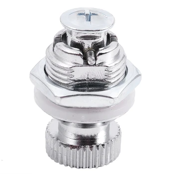 

Lever lock for furniture, with round knob, external thread 1.7 cm