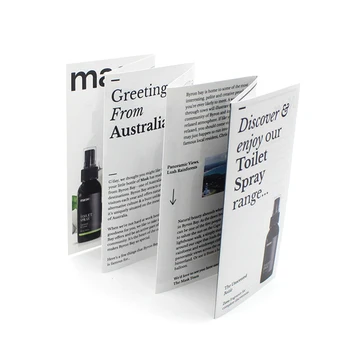 

Brochure a4/a5/a6 mini booklet printing folding catalogue corporate brochure booklets Instructions Trifold 6 folded pages