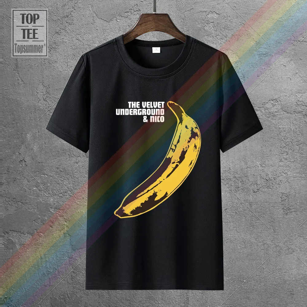 

Velvet Underground Men'S Distressed Banana Slim Fit T Shirt Black