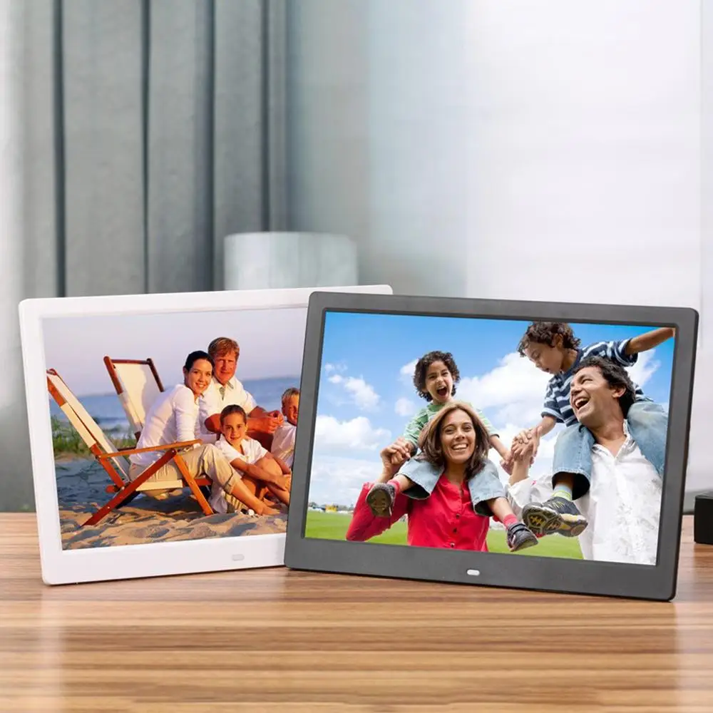 13 inch Screen LED Backlight HD Digital Photo Frame Electronic Album Photo Music Film Full Function Good Gift