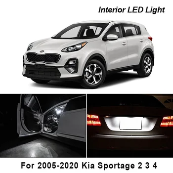 

Canbus Error Free For 2005-2020 Kia Sportage 2 3 4 Vehicle LED Interior Dome Trunk License Plate Light Car Lighting