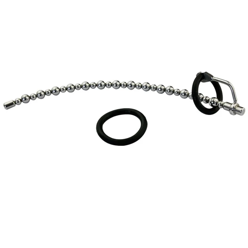 Stainless Steel Urethral Dilators Beads Sounding Rod Penis Plug Sex Toys For Men Cock Rings Penis Insertion Urethal Sound