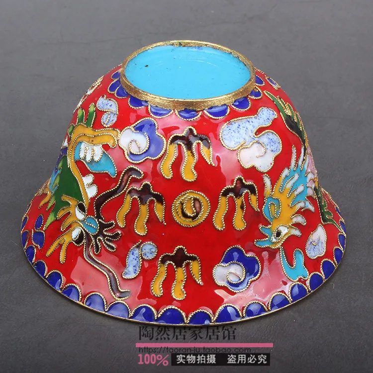 Китайский Старый Пекин ремесло cloisonne(миска для воды) украшения