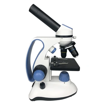 

40X-1000X Biological Microscope with Adjustment LED Illuminated Monocular Kids Optical Microscope Educational Toy