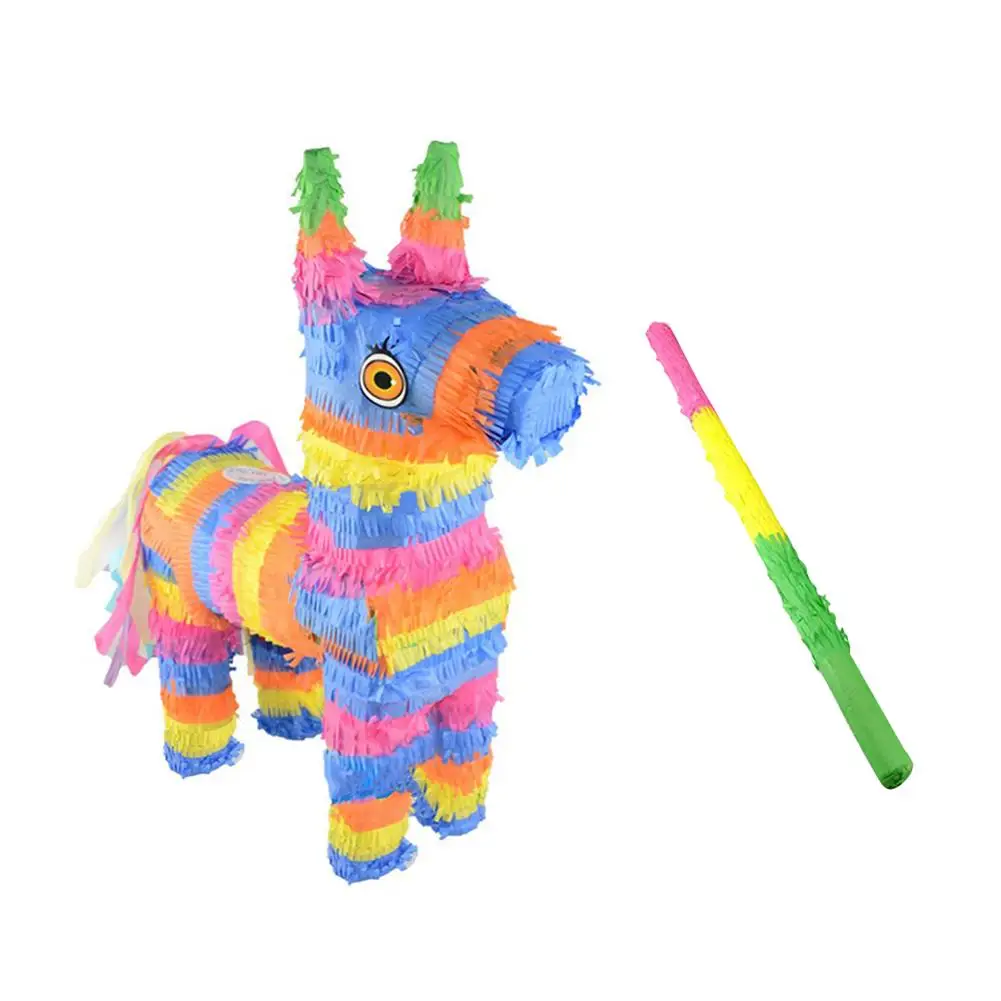 Pinata Дети День рождения принадлежности игры конфеты реквизит Моделирование осел