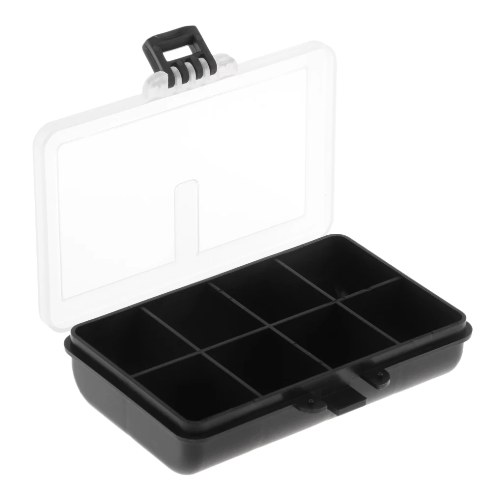 Fishing Lure Box Bait Tackle Plastic Storage Small Lure Case for Vest Fishing Accessories Box Storage Containers 10.5x6.6x2.3cm