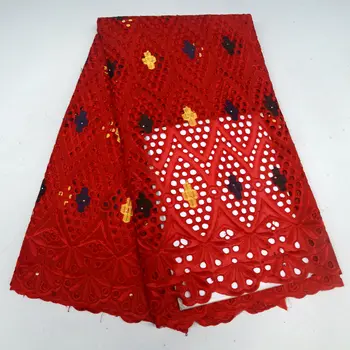 

swiss voile lace in switzerland african lace fabric tissu broderie africain suisse red french lace fabric for wedding DG728