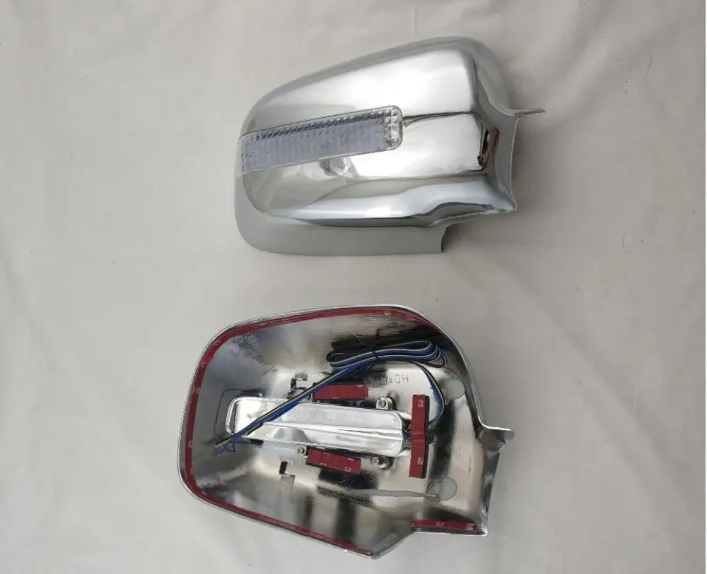Для Honda RD4 RD9 CR-V 2002 2003 2004 2005 2006 2 шт. ABS хром plateddoor зеркало заднего вида крышки со светодиодной подсветкой