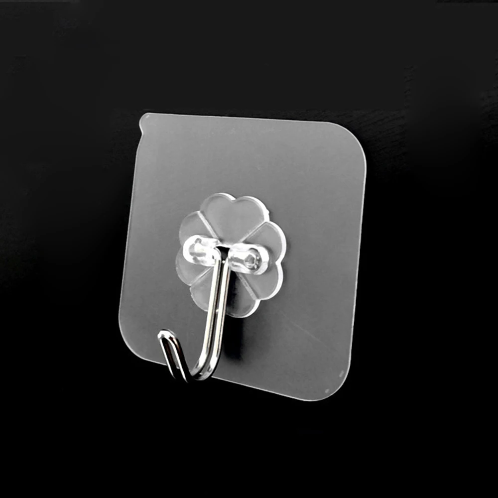 HOMIE wall hock Newest hook up Removable bathroom vacuum hanger Kitchen Wall Strong Suction Cup 6*6cm Hook Hangers Vacuum Sucker 3
