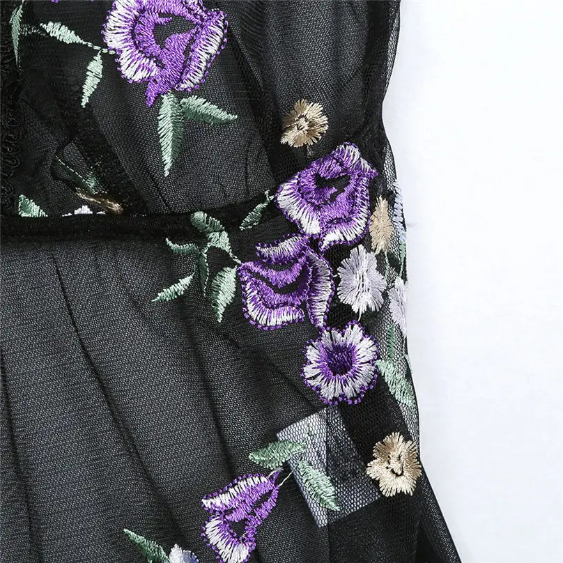 New Women Sexy Sling Lace Lingerie Jumpsuit Embroidery latex catsuit Lace Bodysuit Sleepwear bodystocking сексуальное белье 4A13 (18)