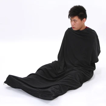 

Fleece Sleeping Bag Liner Travel Sheet Camping Sleep Bag Warm Blanket for Outdoor Traveling Camping Hiking