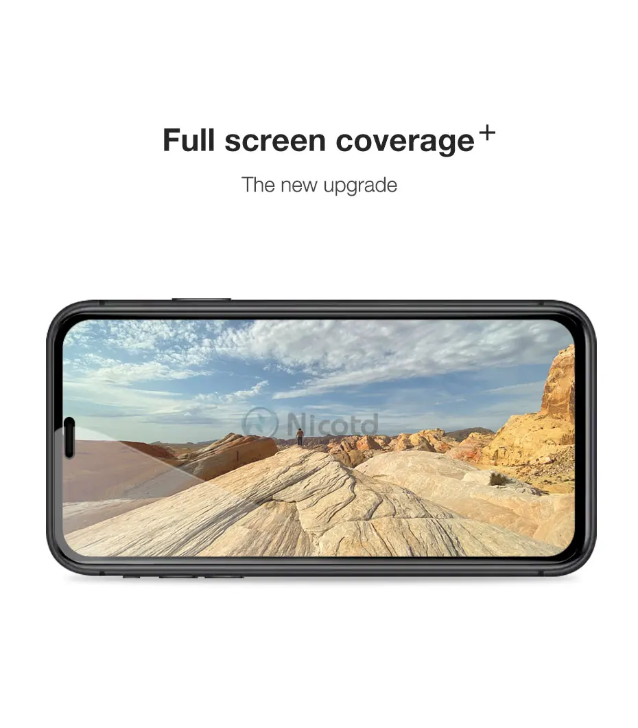 5PcsLot Full Cover Tempered Glass For iPhone 11 Pro Max Screen Protector HD Glass On iPhone 6 6s 7 8 PLUS X XS MAX XR 8+ 7+ (5)