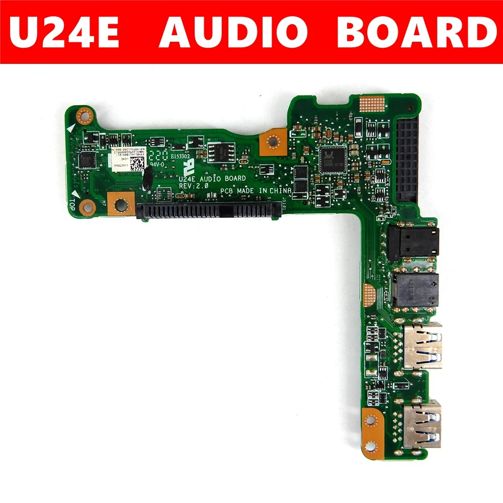 U24E аудио плата для ASUS U24A HDD жесткий диск адаптер звуковая карта USB SD