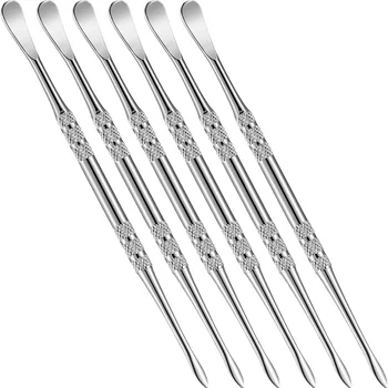 

6 Packs Wax Carving Tool Wax Tool Carving Tool Stainless Steel Sculpting Tool Spoon 4.75 Inch (Silver)