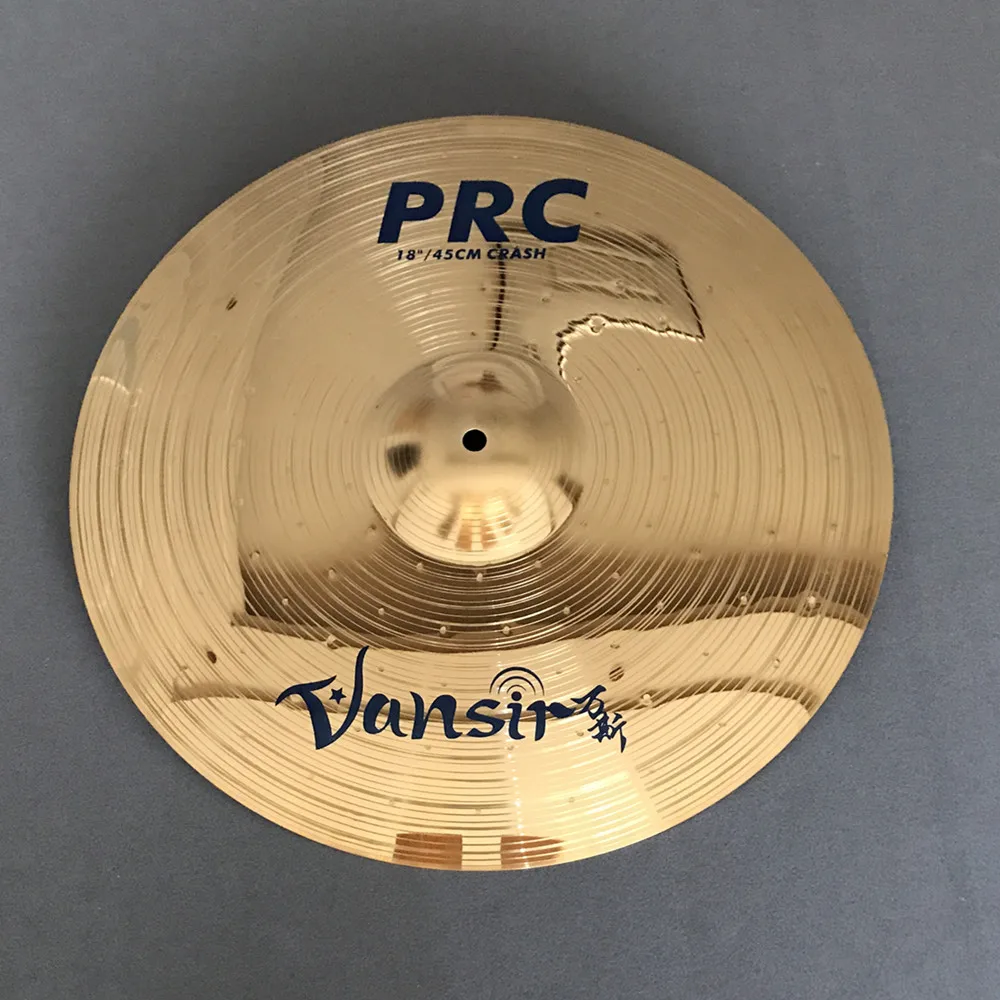 Vansir 5 Pieces Alloy Cymbals Set 14" Hi-hat + 16"+18"Crash +20"Ride+Bag for Practice