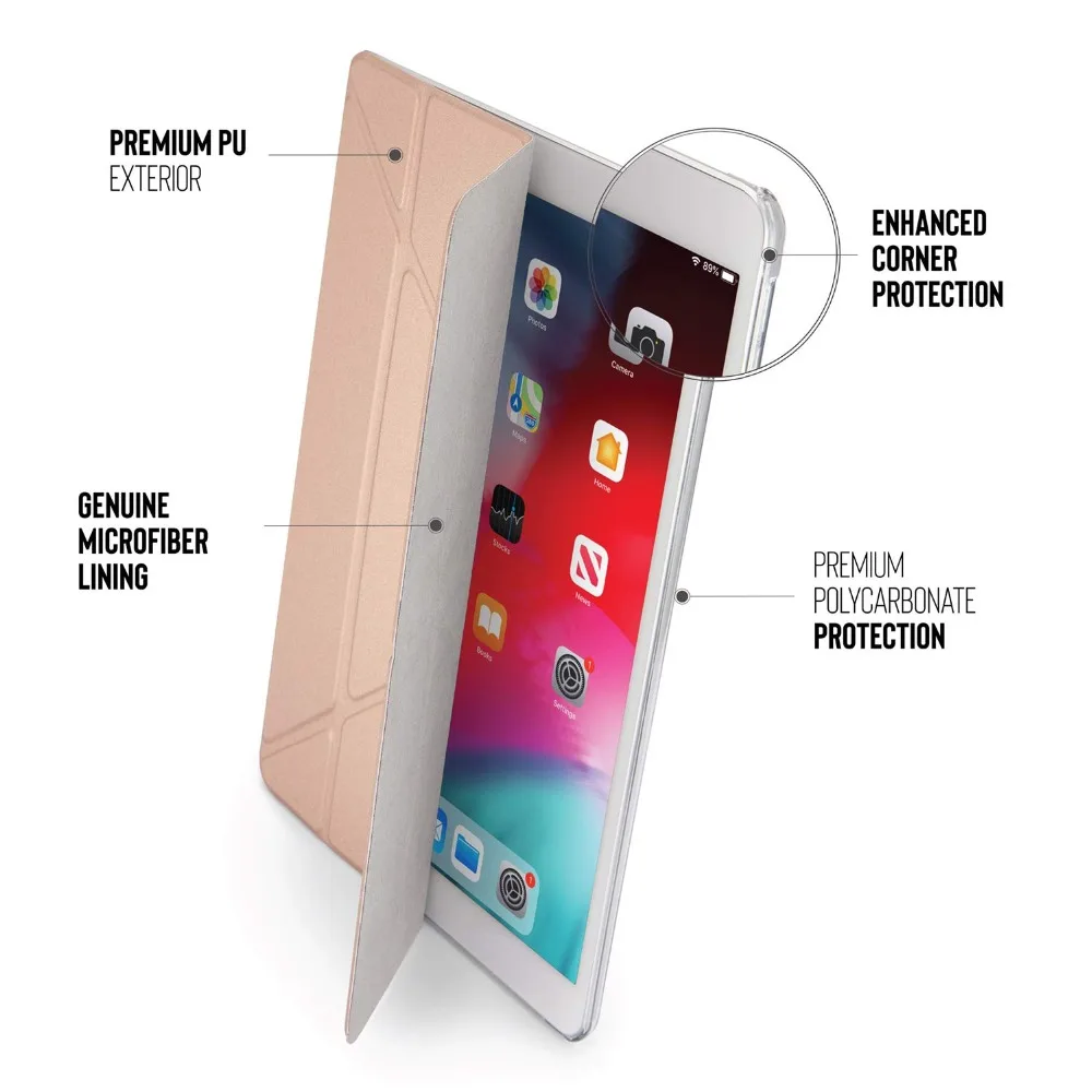 7.9'' Slim Folding Coque For iPad mini 2 mini 3 Cover Smart Auto Sleep Soft TPU A1432 A1490 Funda for iPad mini 1 2 3 Cover (5)