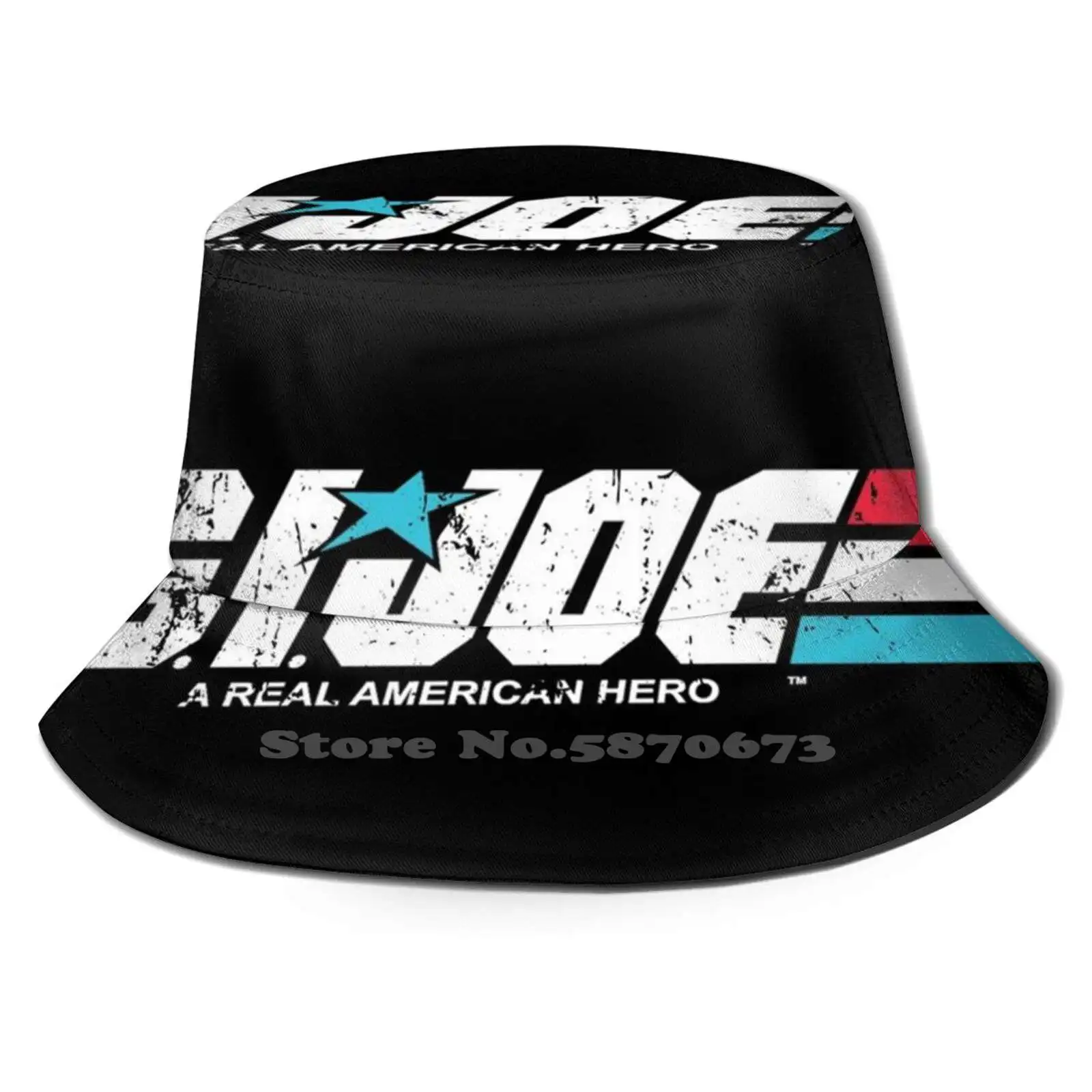 Gi Joe Logo | Sbiadito, In Difficoltà Opere D'Arte | American Hero | 1980'S Del Fumetto | Retro | Americana | Gi Joe Cartoon Unisex Delle Donne Di Mod