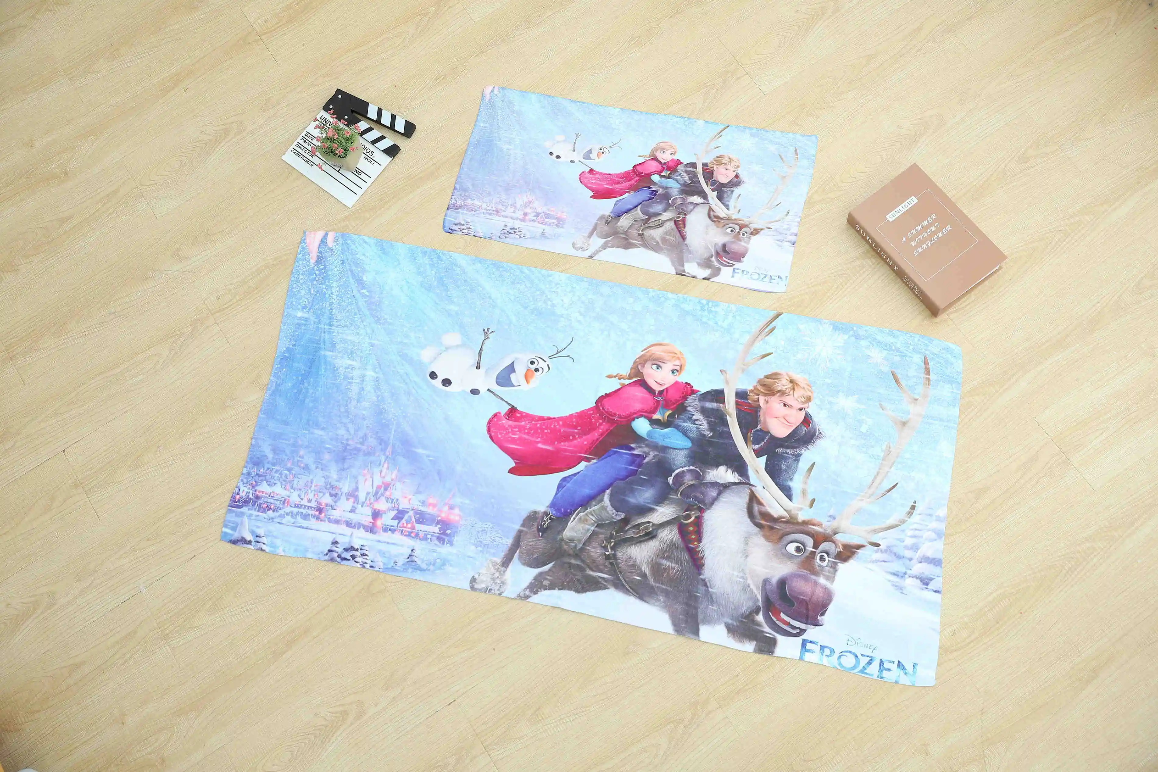 Disney Новая модель: 2 Детское банное полотенце с Эльзой и Анной купальный костюм для малышей стильная футболка с изображением персонажей видеоигр халат пляжное полотенце из хлопка
