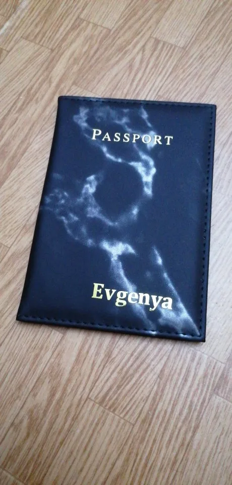Customize Name Passport Cover Travel Wallet Covers for Passports (only english letters can be, one word,under 8 letters )