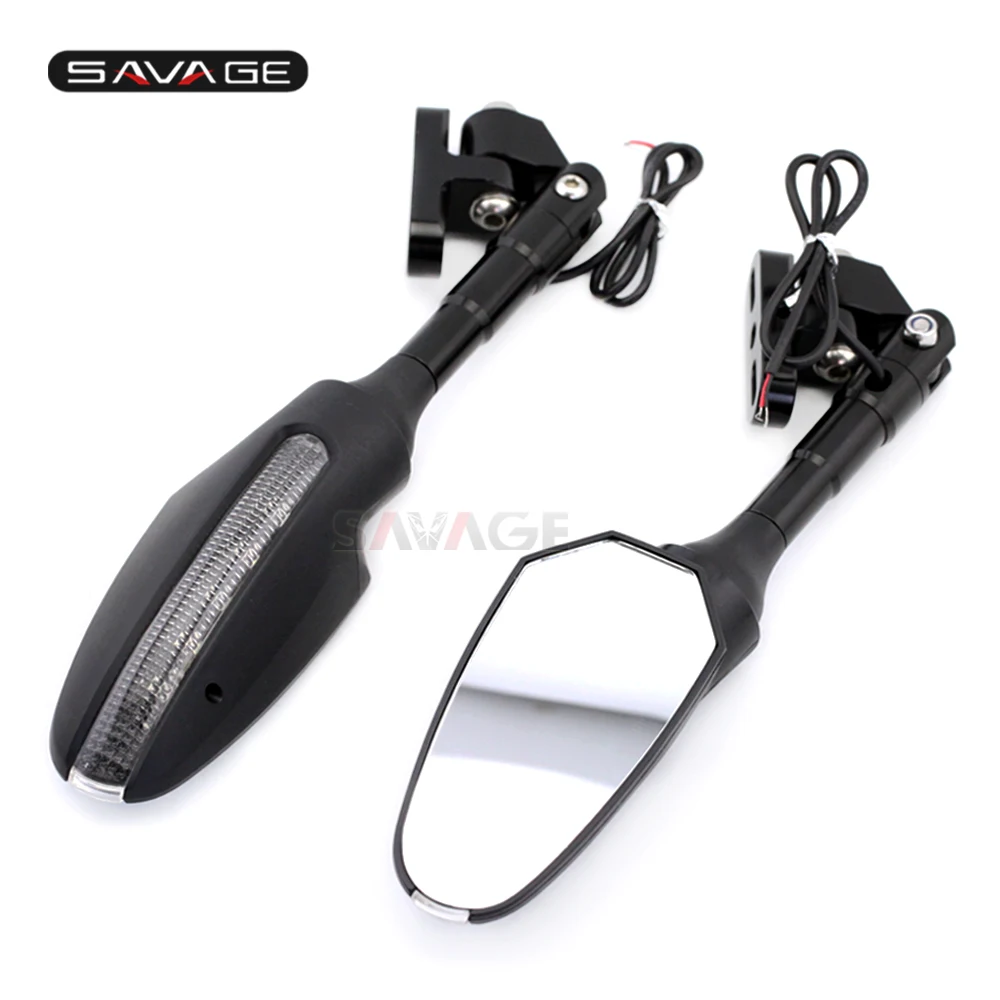  Rearview Side Mirrors LED Turn Signal For HONDA CBR 650F CBR650F 2014-2018 15 16 17 Motorcycle Adju - 32822105051