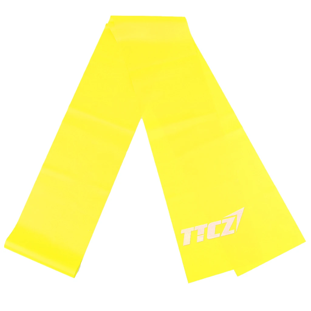 yellow Йога Натяжной ремень эластичный Эспандер лямки для фитнеса для тренировки - Цвет: yellow