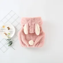 19 новых зимних продуктов для маленьких девочек Толстая имитация одежда из кроличьего меха с капюшоном для женщин плюс бархат жилет пальто