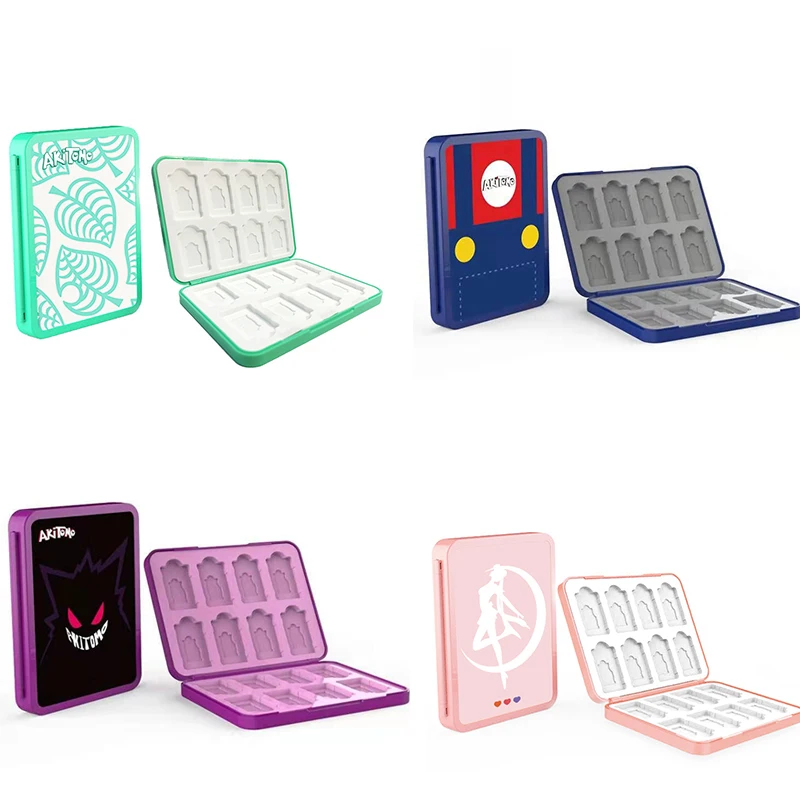 Nintend Switch Accessories Cute Game Card Case SD Cards Pink Shell Swtch Storage Box for Nintendo Switch/Lite | Электроника