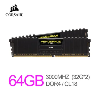 

Corsair Vengeance LPX 64GB (2 X 32GB) DDR4 3000 (PC4-24000) C16 1.35V Desktop Memory - Black