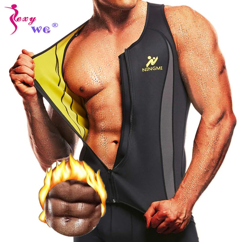 SEXYWG мужская спортивная рубашка для тренажерного зала, фитнеса, бодибилдинга, потери веса, йоги, бега, рубашка для тренировки талии, корректор фигуры, поддерживающий талию жилет