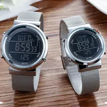 Унисекс цифровые часы для мужчин и женщин Роскошные спортивные водонепроницаемые часы
