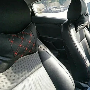 

Soft Car Headrest Office Accessories 26cm×18cm×8cm 2pcs set PU Leather