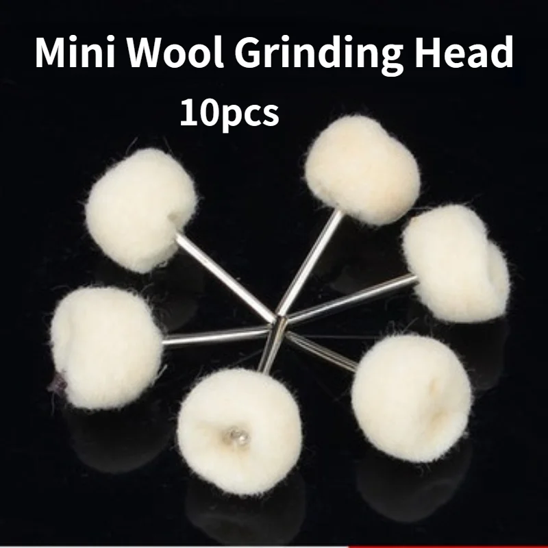 Mini Wool Brush Polishing Wheel Grinding Head Jade Jade Carved Wooden Olive Nuclear Carving Polishing Cleaning Brush