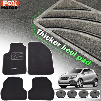

Set For Buick Encore Chevy Chevrolet Tracker Trax 2013 - 2019 Front Rear Carpets Floor Mats W/4 clips 2014 2015 2016 2017 2018