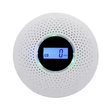 2-в-1 дыма с сигнализацией угарного газа углерода Monoxid пожарный извещатель HomeSafety фотоакустических сигнализации Сенсор